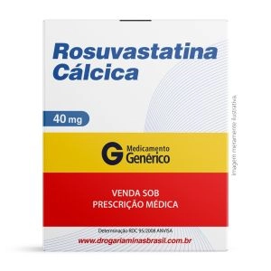 Rosuvastatina Cálcica 40mg Com 30 Comprimidos Genérico Althaia