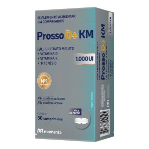 Vitamina D Prosso D+ KM 1000ui Com 30 Comprimidos Momenta