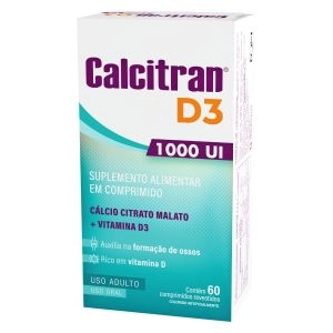 Calcitran D3 1.000UI Com 60 Comprimidos