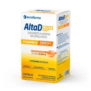 AltaD Caps 2000UI Com 30 Cápsulas Eurofarma