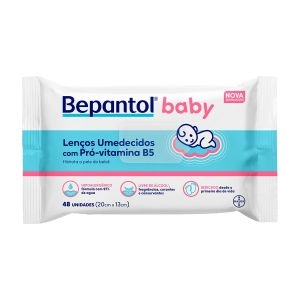 Bepantol Baby Lenços Umedecidos Para Bebês com 48 Unidades Bayer