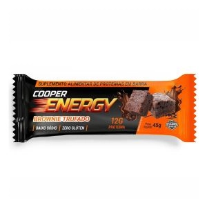 Barra de Proteínas Cooper Energy Brownie Trufado 45G