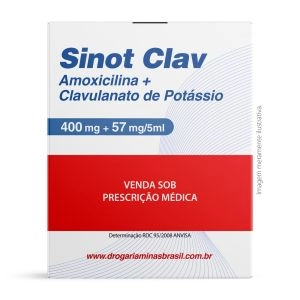 Sinot Clav 400mg + 57mg/5ml 70ml Suspensão Eurofarma