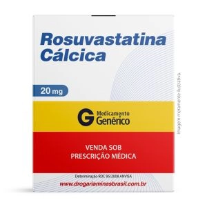 Rosuvastatina Cálcica 20mg Com 30 Comprimidos Genérico Medley