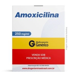 Amoxicilina 250mg/ml Com 150mL Suspensão Genérico EMS