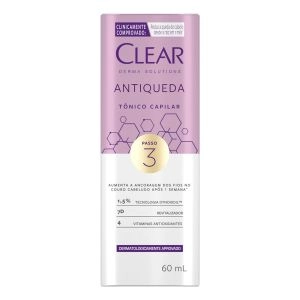 Tônico Capilar Antiqueda Clear Derma Solutions Woman Passo 3 Com 60ml