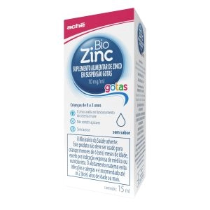 Suplemento Alimentar Zinco BioZinc 10mg/ml Gotas Com 15ml Aché