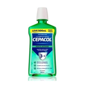 Enxaguante Bucal Cepacol Menta Intense Leve 500ml Pague 350ml