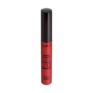 Batom Líquido Matte Nano HD Vermelho Rubi 5ml Vult