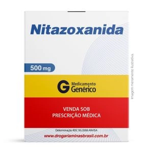 Nitazoxanida 500mg Com 6 Comprimidos Genérico Germed
