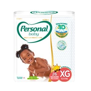 Fralda Premium Protection Tamanho Xg Com 26 Unidades Personal Baby