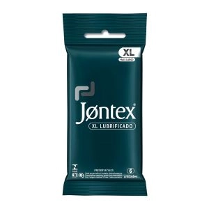 Preservativo Lubrificado XL Com 6 Unidades Jontex