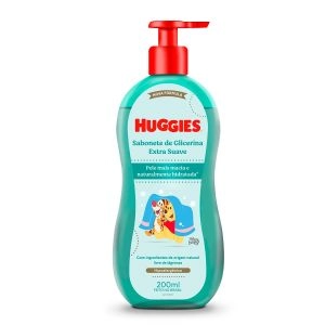 Sabonete Infantil Extra Suave Cabeça Aos Pés Com 200ml Huggies
