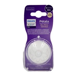 Kit Bico Para Mamadeira Pétala 3.0 N°1 Scf961/02 Com 2 Unidades Philips Avent