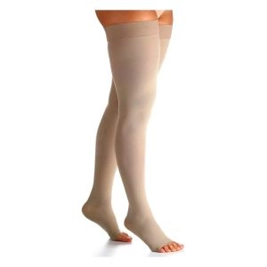 Meia Coxa Select Comfort Premium 30-40Mmhg Tamanho P2 Ponteira Aberta Cor Natural 863Af Sigvaris