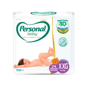 Fraldas Premium Protection Tamanho Xxg Com 24 Unidades Personal Baby