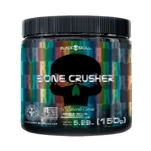 Pré Treino Bone Crusher Sabor Watermelon Com 150g Black Skull