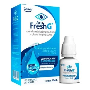 Acu Fresh G 5mg/9mg/ml Solução Oftálmica Com 10ml