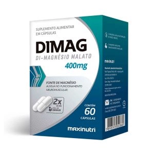 Suplemento Alimentar Dimag 400mg Com 60 Cápsulas Maxinutri