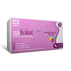 Suplemento Alimentar Zafolat Plus 30 Cápsulas