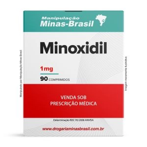 Minoxidil 1mg Com 90 Comprimidos