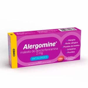 Alergomine 2mg Com 20 Comprimidos Cimed