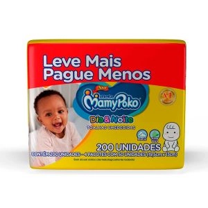 Toalhas Umedecidas Mamypoko DiaENoite Com 200 unidades