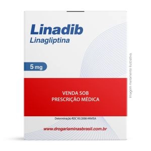 Linadib Linagliptina 5mg Com 30 Comprimidos Ems