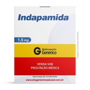 Indapamida 1,5mg Com 30 Comprimidos Genérico Eurofarma