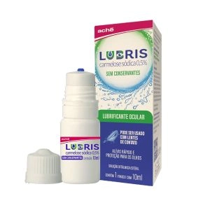 Lubris Carmelose 0,5% Solução Oftálmica Com 10ml Aché