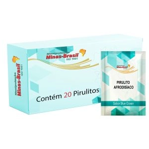 Pirulito Afrodisíaco – 20 Unidades Sabor Blue Ocean