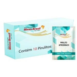Pirulito Afrodisíaco – 10 Unidades Sabor Frutas Vermelhas