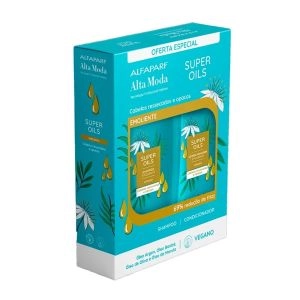 Kit Super Oils Emoliente Alta Moda Alfaparf Shampoo e Condicionador 300ml Cada