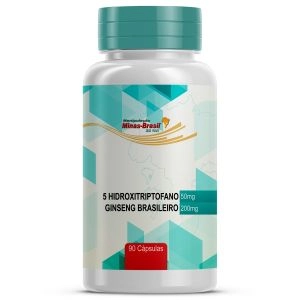 Cápsulas de Htp Com Ginseng 90 Cápsulas