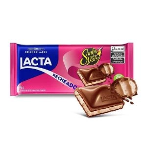 Chocolate Ao Leite Com Recheio Sonho de Valsa 98g Lacta