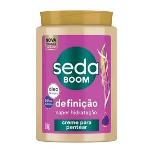Creme Para Pentear Seda Boom Definição Com 1kg