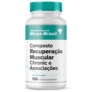 Composto Recuperação Muscular Chronic + Associações 120 Cápsulas Vegetal