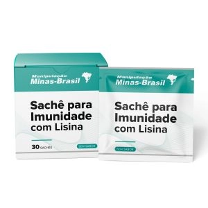 Sachê Para Imunidade Com Lisina Sem Sabor 30 Sachês