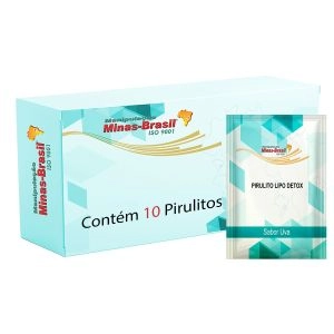 Pirulito Lipo Detox Com 10 Unidades Sabor Uva