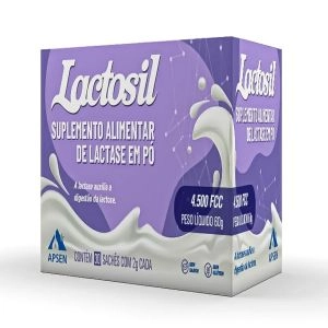 Lactosil 4.500 Fcc Com 30 Sachês Sem Sabor de 2g Cada Apsen