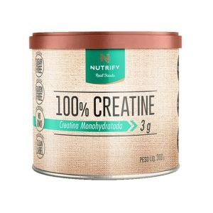 100% Creatine Creatina Monohidratada Com 300g Nutrify