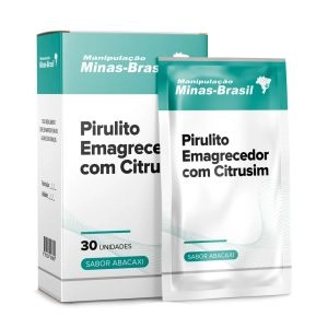 Pirulito Emagrecedor Com Citrusim Com 30 Unidades Sabor Abacaxi