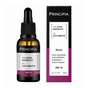 Sérum Renovador 10% Ácido Mandélico E 1% Alfa-arbutin Am-10 Principia 30ml
