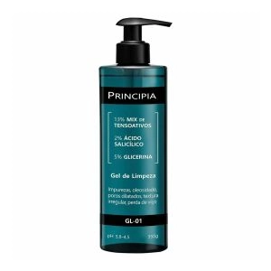Gel De Limpeza 13% Tensoativos,  2% Ácido Salicílico e 5% Glicerina Gl-01 Com 350ml Principia