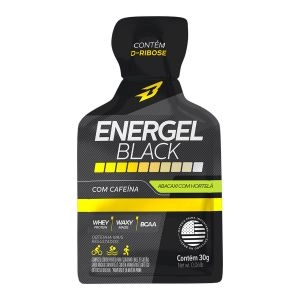 Energel Black Sabor Abacaxi Com Hortelã Sachê Com 30g Body Action