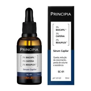 Sérum Capilar 3% Baicapil, 3% Cafeína e 2% Beauplex Sc-01 Com 50ml Principia