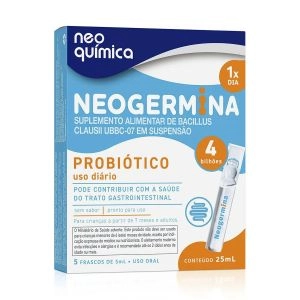 Probiótico Neogermina 4 Bilhões Com 5 Frascos de 5ml Cada Neo Química