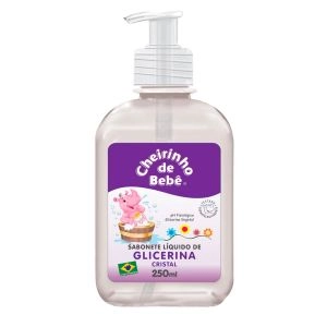 Sabonete Líquido de Glicerina 250Ml Cheirinho de Bebê