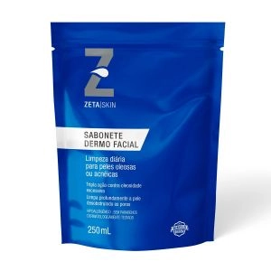 Sabonete Dermo Facial Sachê Com 250ml Zeta Skin