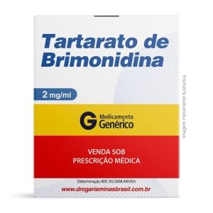 Tartarato de Brimonidina 2mg/ml Solução Oftálmica Com 5ml Genérico Neo Química